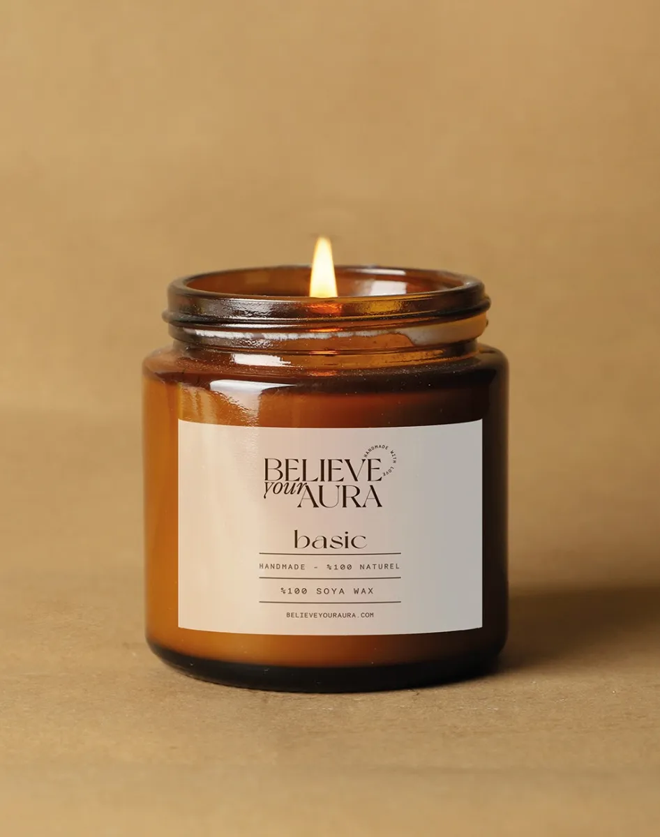 Organik Soya Wax Kokusuz Kavanoz Mum MBSKAV04810-SAF