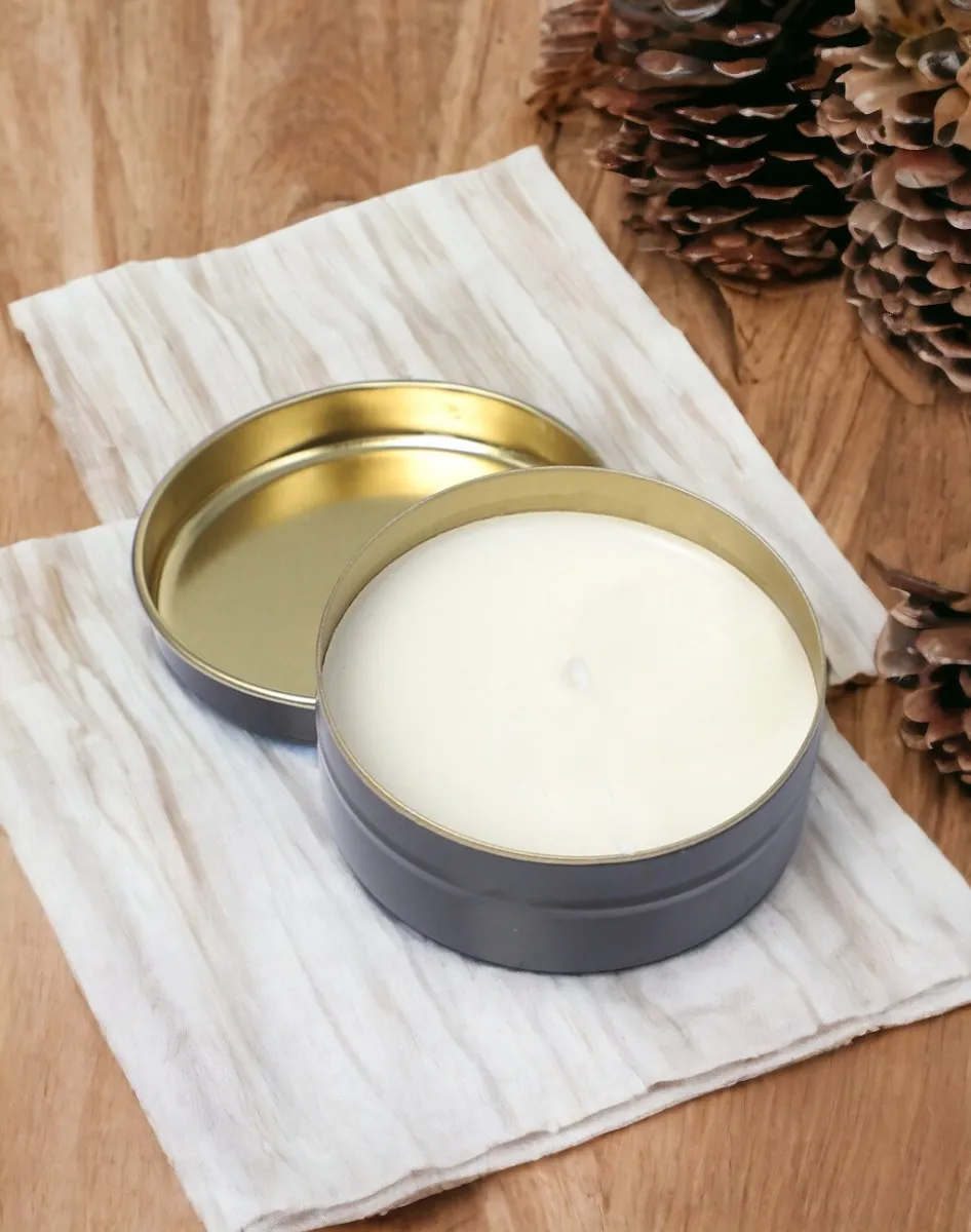 Believe Your Aura Organik Soya Wax Kokulu Teneke Mum MBSTNK300110-20