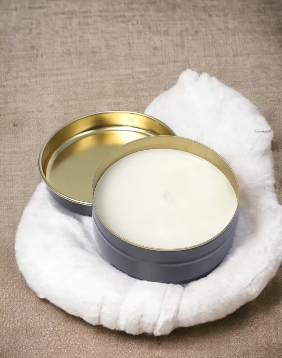 Believe Your Aura Organik Soya Wax Kokulu Teneke Mum MBSTNK300110-20