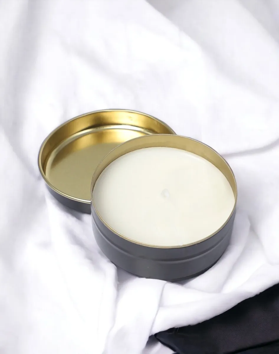 Believe Your Aura Organik Soya Wax Kokulu Teneke Mum MBSTNK300110-20
