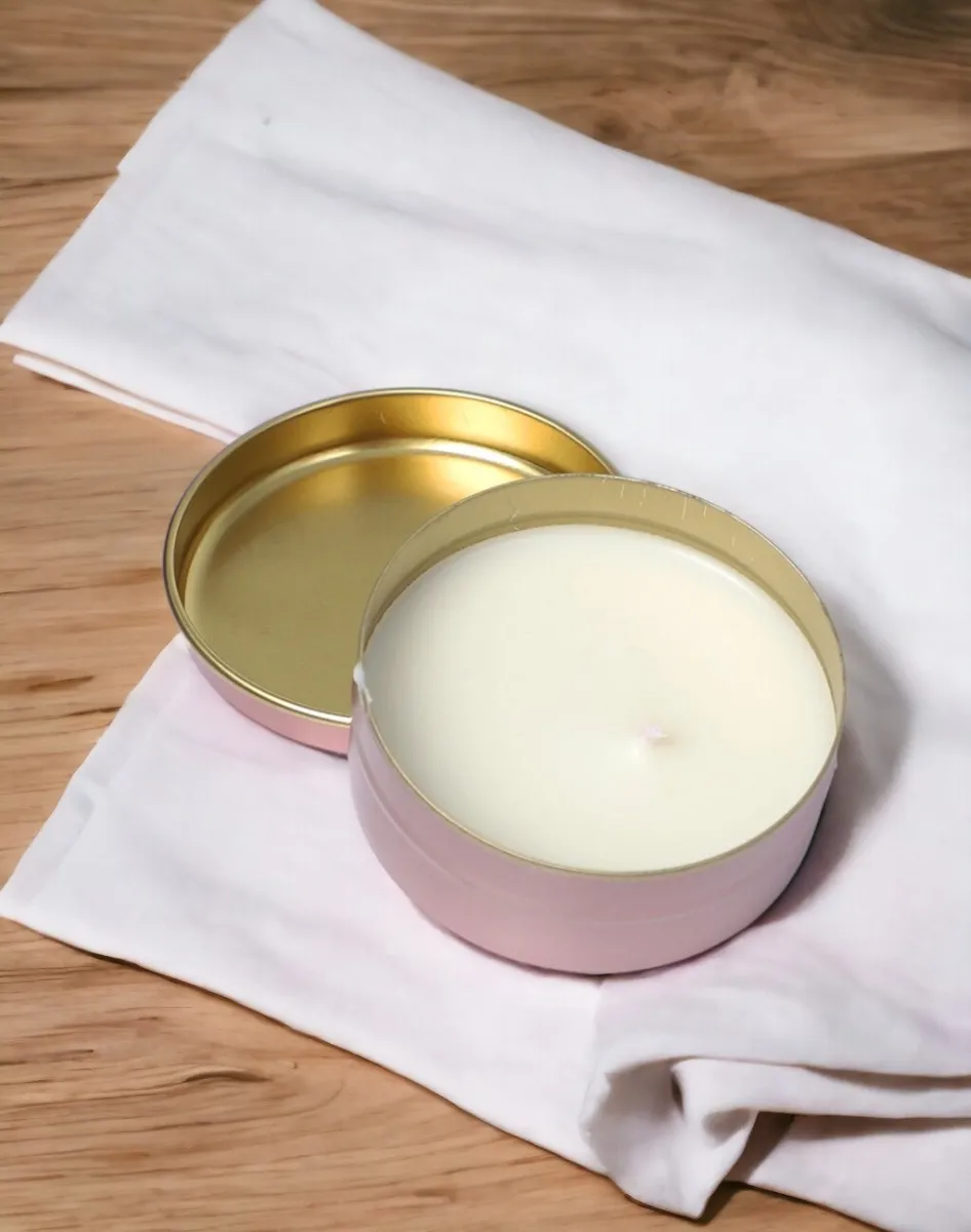 Believe Your Aura Organik Soya Wax Kokulu Teneke Mum MBSTNK300110-28