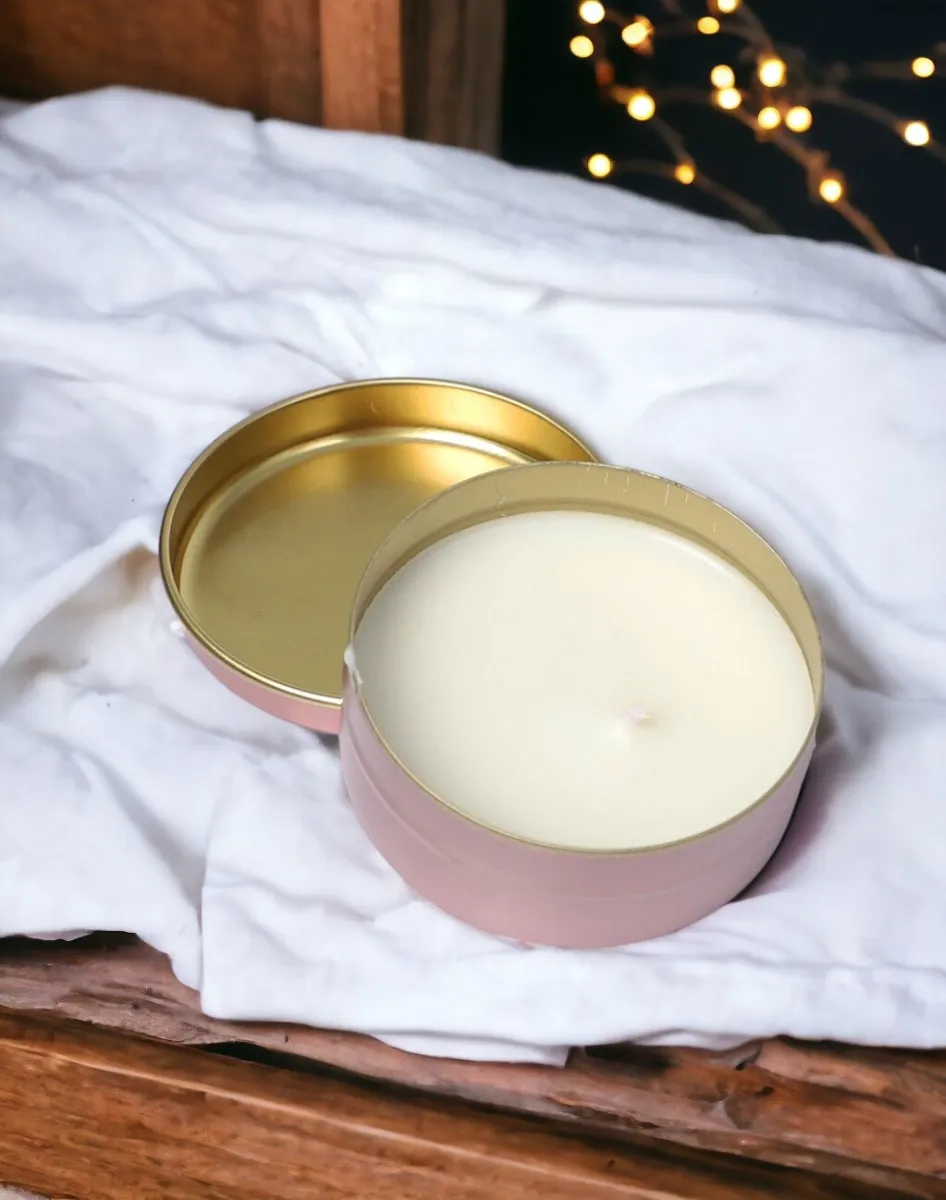 Believe Your Aura Organik Soya Wax Kokulu Teneke Mum MBSTNK300110-28
