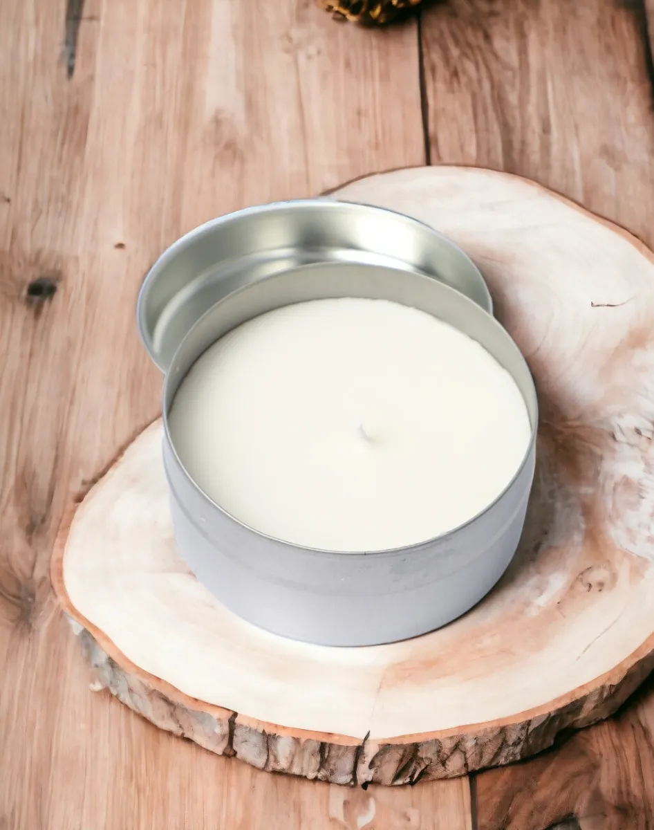 Believe Your Aura Organik Soya Wax Kokulu Teneke Mum MBSTNK300110-32