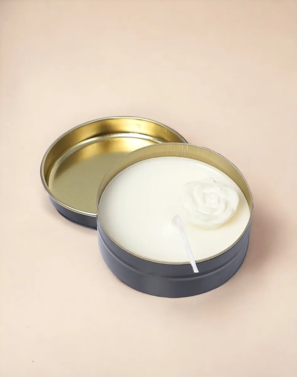 Believe Your Aura Organik Soya Wax Şakayık Gül Kokulu Mum MTNTNK350110-20