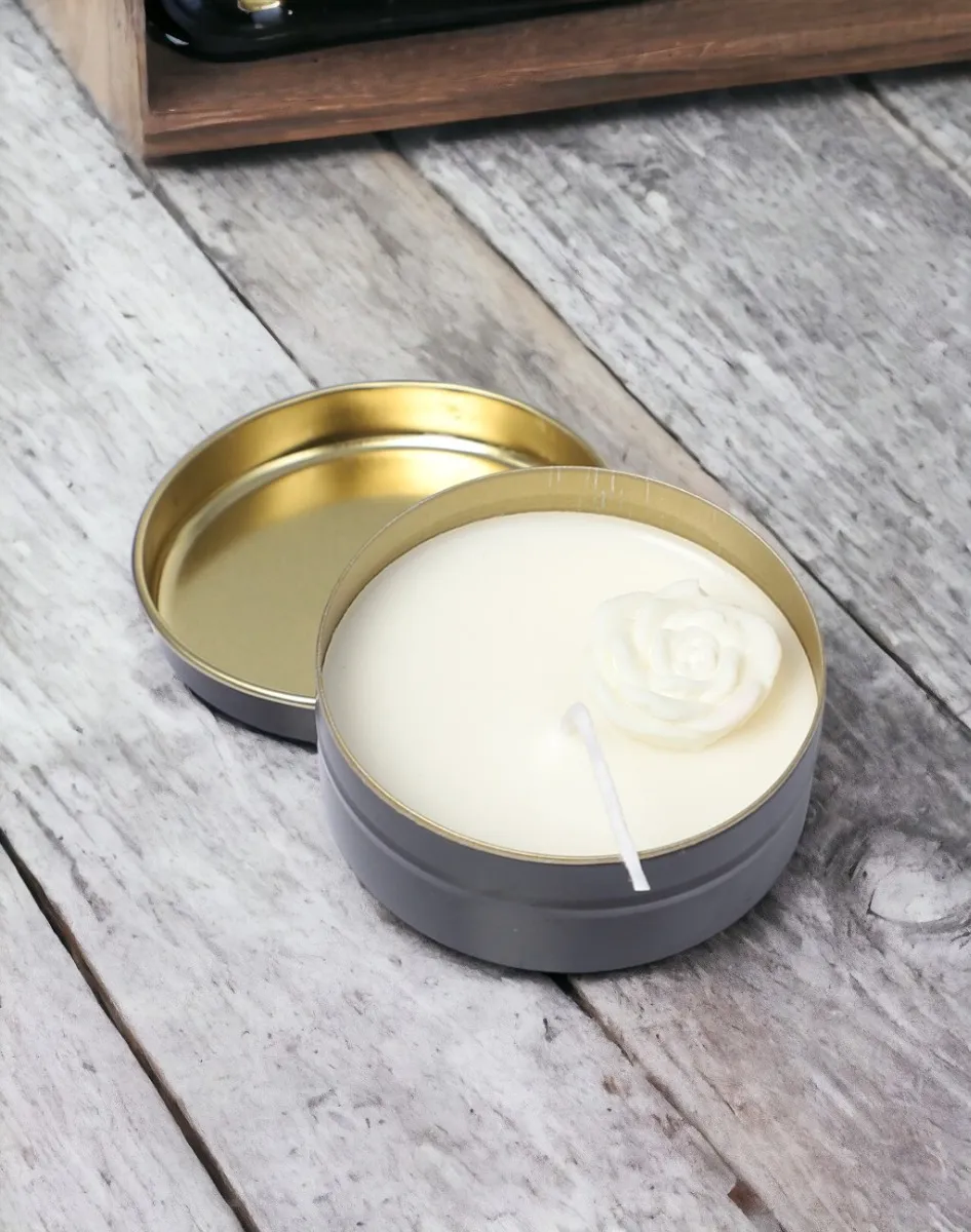 Believe Your Aura Organik Soya Wax Şakayık Gül Kokulu Mum MTNTNK350110-20