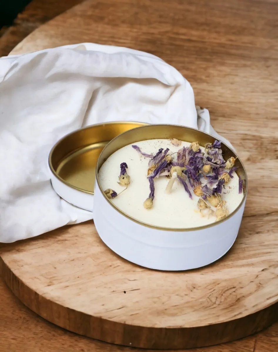 Believe Your Aura Organik Soya Wax Lavanta Çiçekli Lavanta Kokulu Mum MTNTNK350310-10