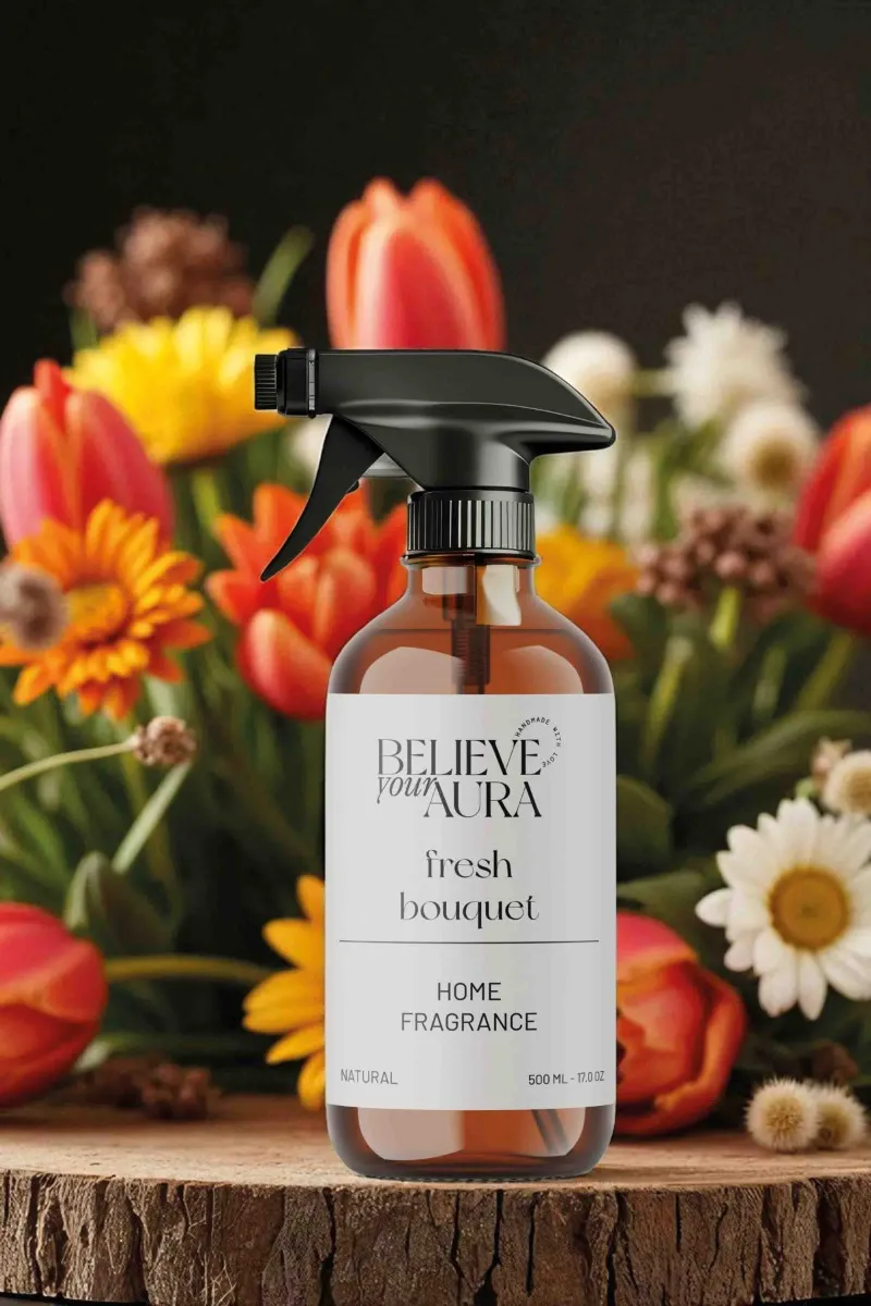 Believe Your Aura Bitkisel Fresh Bouquet Kokulu Doğal Oda Spreyi ODASFRB-353
