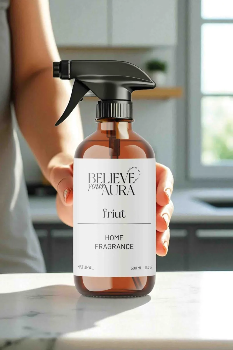 Believe Your Aura Fruit Oda Spreyi - Bitkisel Fruit Kokulu Doğal Oda Spreyi ODASFRT-351