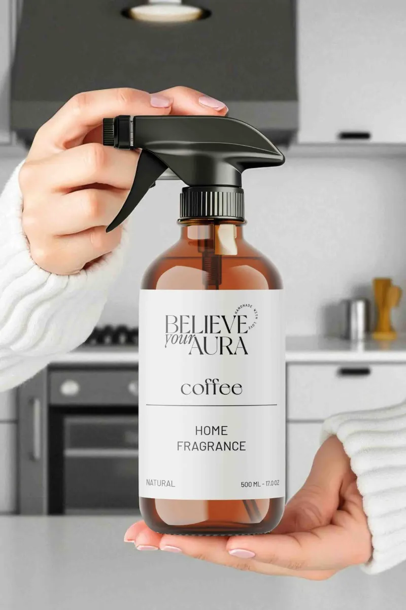 Believe Your Aura Bitkisel Kahve Kokulu Doğal Oda Spreyi ODASKHV-600