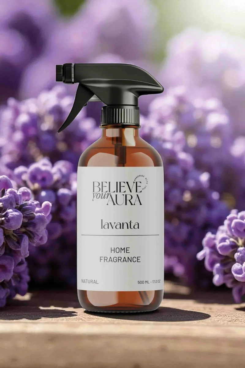 Believe Your Aura Bitkisel Lavanta Kokulu Doğal Oda Spreyi ODASLVN-607