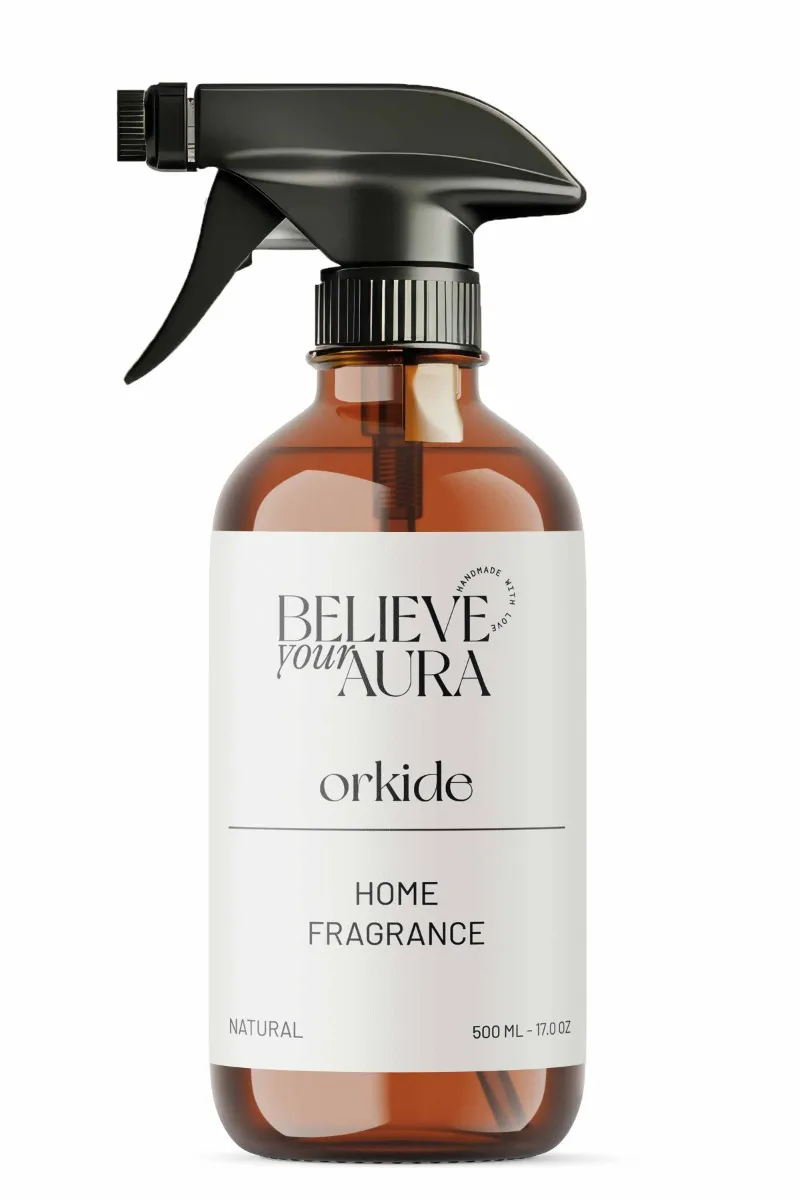 Believe Your Aura Orkide Oda Spreyi - Bitkisel Orkide Kokulu Doğal Oda Spreyi ODASORK-802