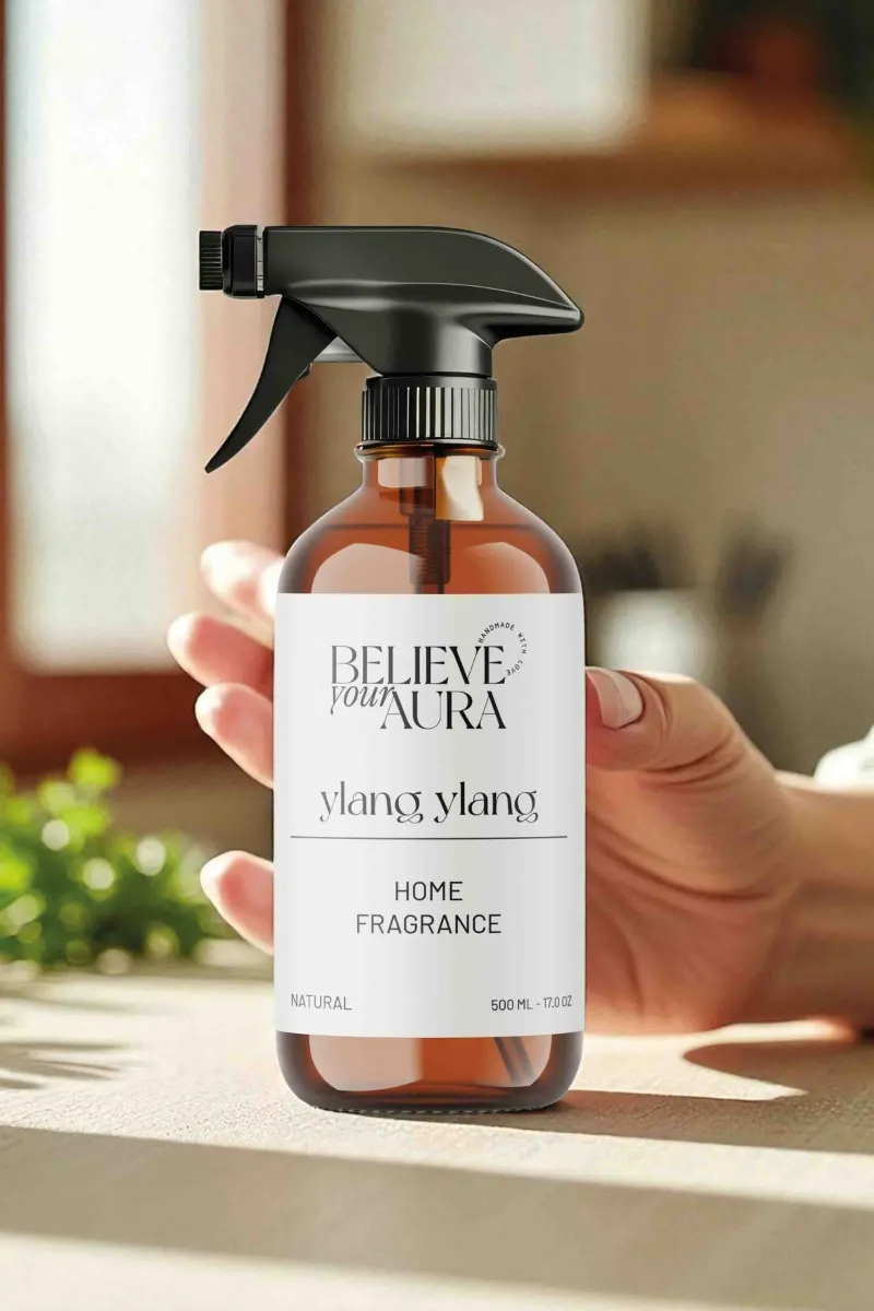 Believe Your Aura Bitkisel Ylang Ylang Kokulu Doğal Oda Spreyi ODASYYL-1151
