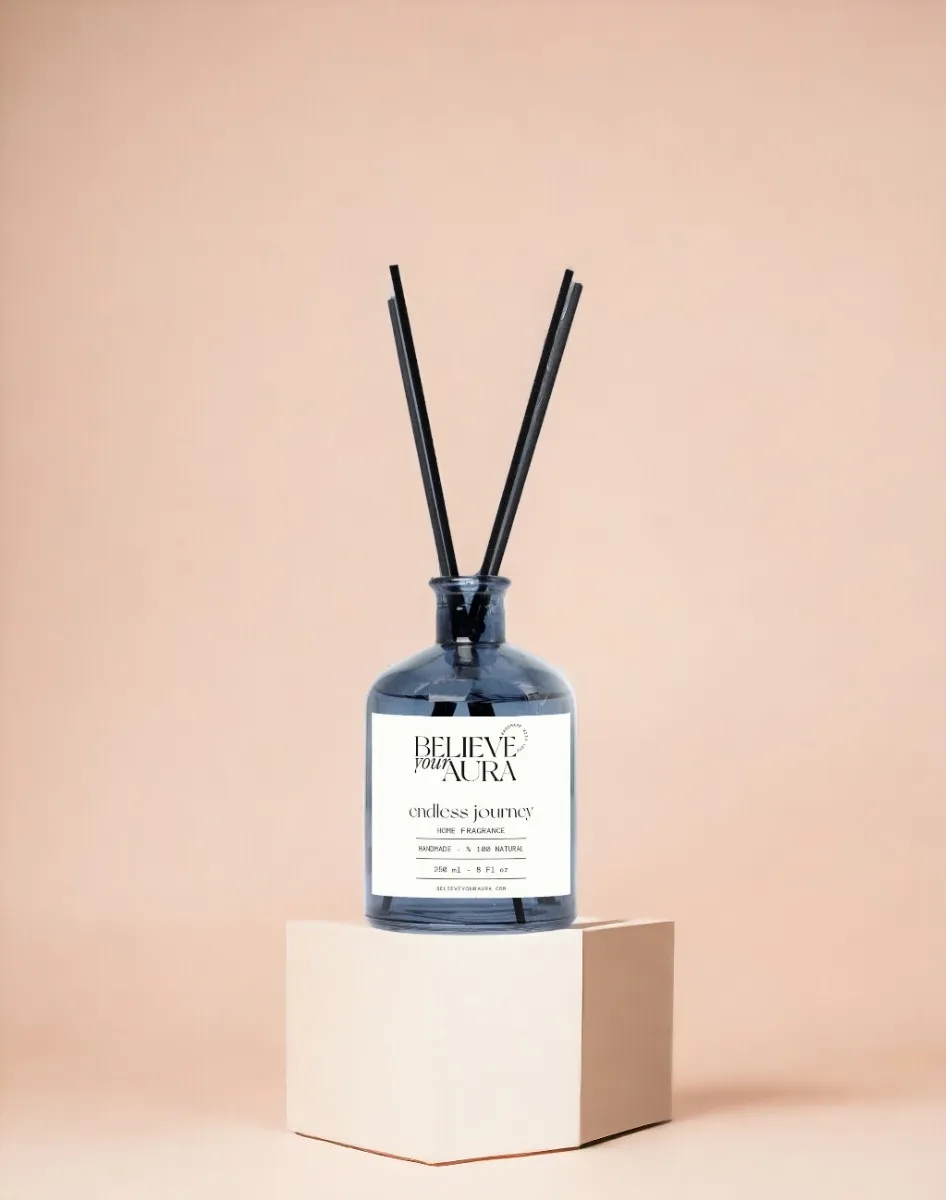 Organik Bitki Özü Esanslı Fiber Çubuklu Oda Kokusu - 250 ml