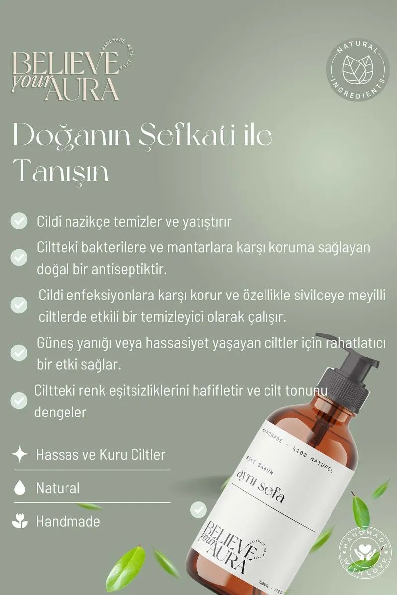 Believe Your Aura Aynısefa Yağı El ve Cilt Sıvı Sabunu SIVAYS112-112
