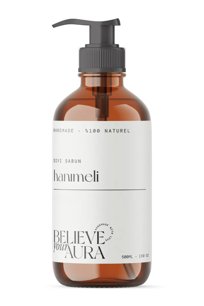 Believe Your Aura Hanımeli Yağı El ve Cilt Sabunu - E Vitamini Aloe Vera Shea Butter Katkılı %100 Doğal Sıvı Sabun SIVHAE452-452
