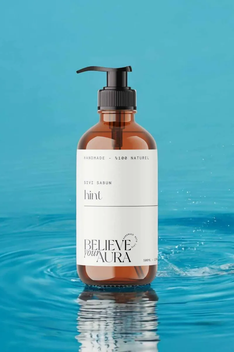 Believe Your Aura Doğal Hint Yağı El ve Cilt Sıvı Sabunu SIVHNT453-453