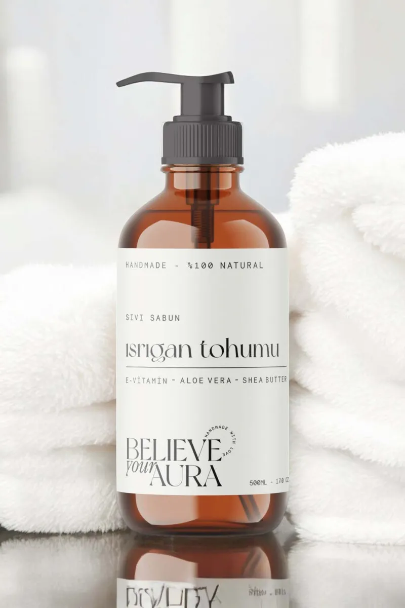 Believe Your Aura Doğal Isırgan Tohumu Yağı El ve Cilt Sıvı Sabunu SIVIST501-501
