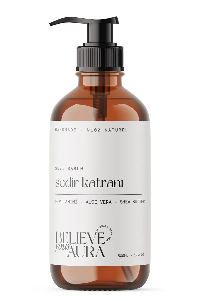 Believe Your Aura Doğal Sedir Katranı Sıvı Sabunu SIVSKT954