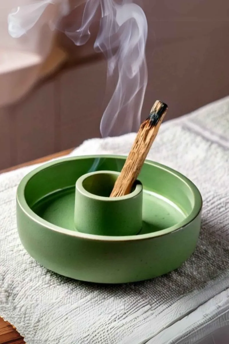 Believe Your Aura Palo Santo Dekoratif Aromaterapi Yeşil Tütsülük ve Palo Santo Tütsü TTS001-13