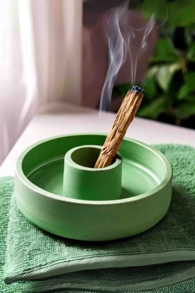Believe Your Aura Palo Santo Dekoratif Aromaterapi Yeşil Tütsülük ve Palo Santo Tütsü TTS001-13