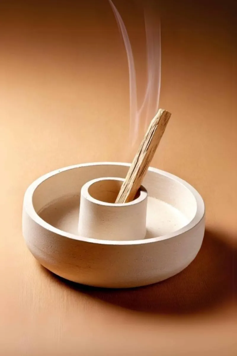 Believe Your Aura Palo Santo Dekoratif Aromaterapi Beyaz Tütsülük ve Palo Santo Tütsü-TTS001-23
