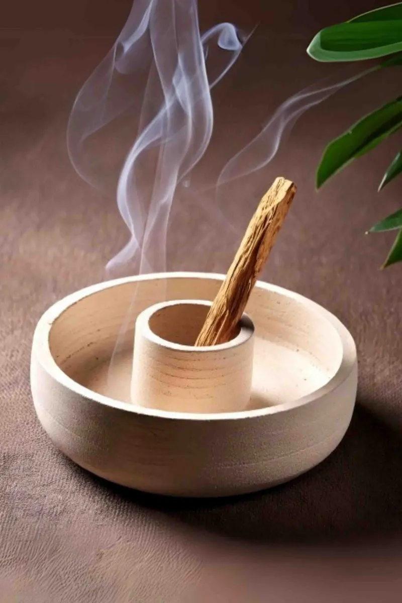 Believe Your Aura Palo Santo Dekoratif Aromaterapi Beyaz Tütsülük ve Palo Santo Tütsü-TTS001-23